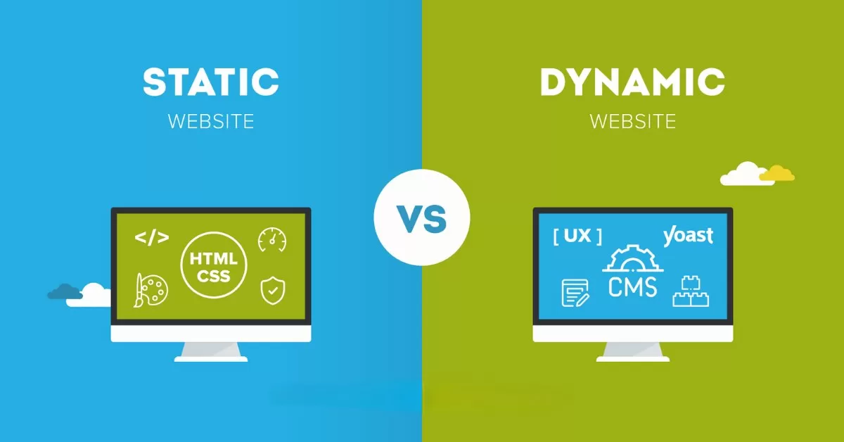 Website động và website tĩnh:  Là gì? & Sự khác biệt giữa 2 loại web